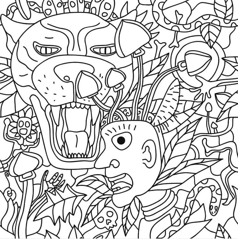 Disegno da colorare: Psichedelico (Altri) #210045 - Pagine da Colorare Stampabili Gratuite