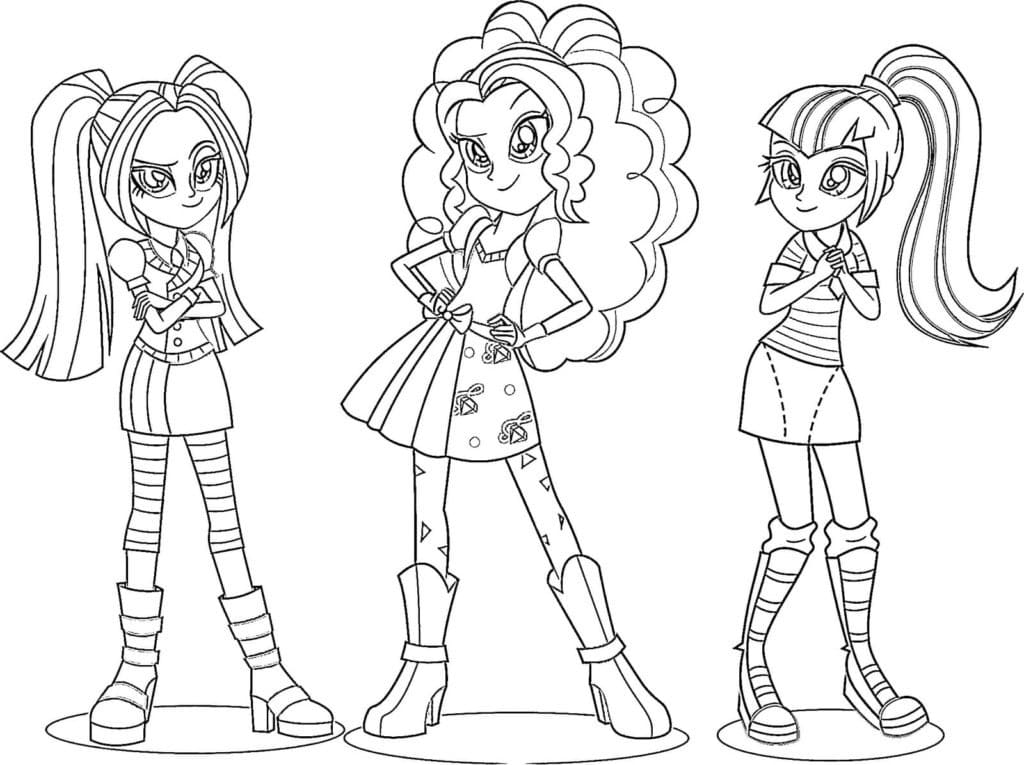 Disegno da colorare: Equestria Girls (Cartoni Animati e Serie Animate) #197780 - Pagine da Colorare Stampabili Gratuite