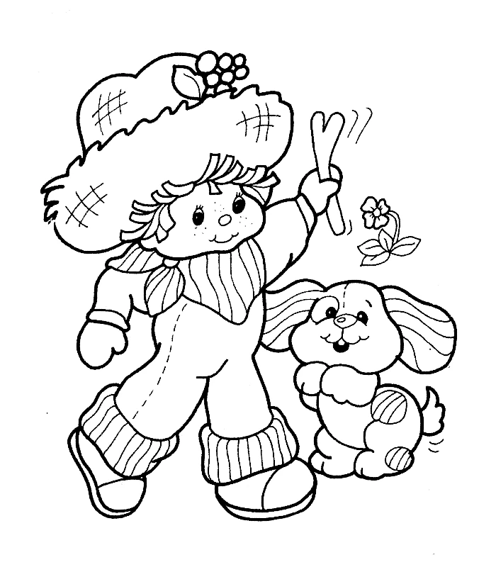 Disegno Glimmerberry Ball a passeggio con il suo cagnolino da colorare Disegno Glimmerberry Ball a passeggio con il suo cagnolino da colorare