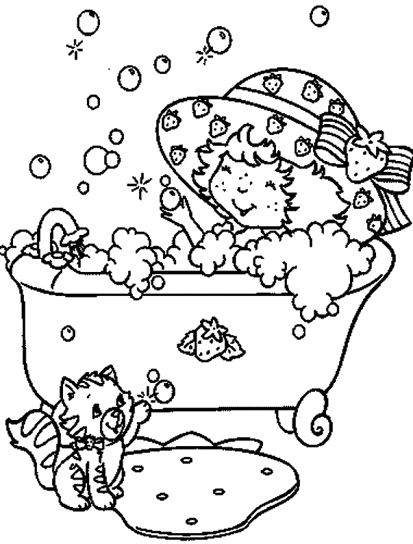 Disegno Glimmerberry Ball nella vasca di bolle da colorare Disegno Glimmerberry Ball nella vasca di bolle da colorare