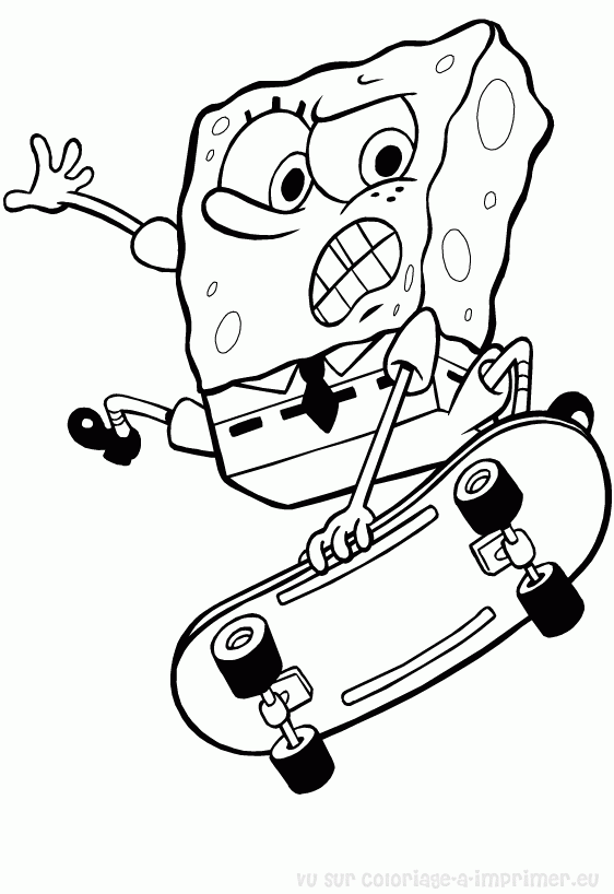 Disegno da colorare: SquareBob SquarePants (Cartoni Animati e Serie Animate) #33571 - Pagine da Colorare Stampabili Gratuite