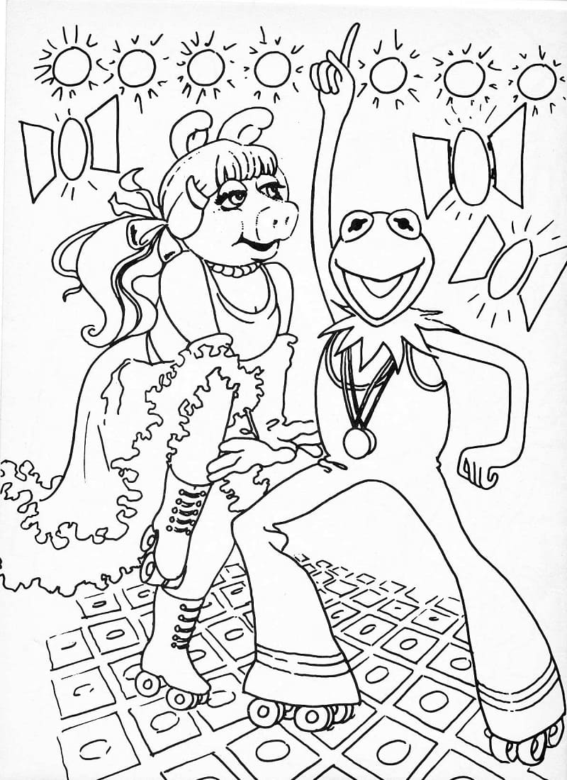 Disegno da colorare: The Muppets (Cartoni Animati e Serie Animate) #210122 - Pagine da Colorare Stampabili Gratuite