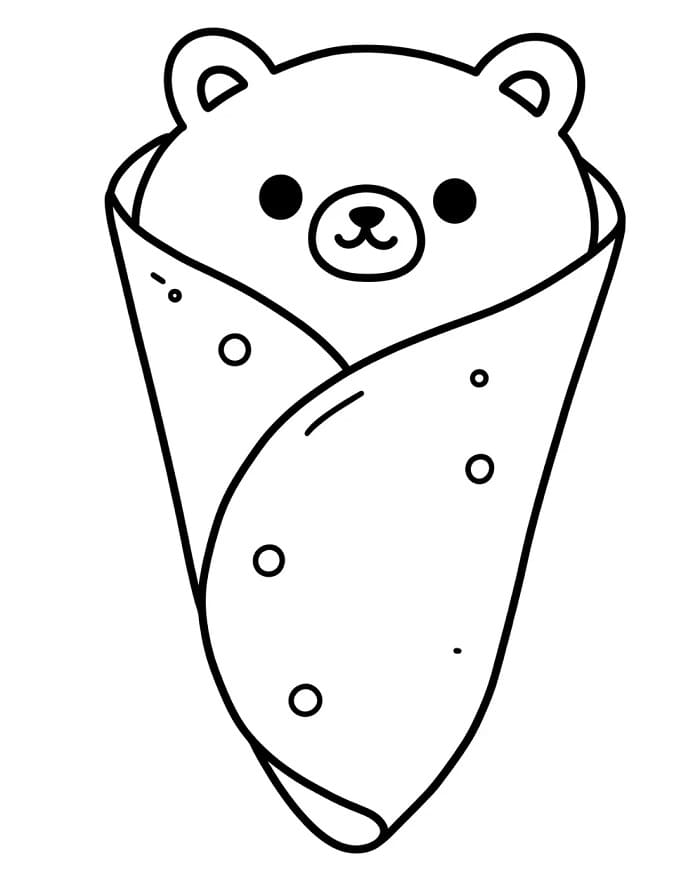 Disegno da colorare: Crêpes (Cibo e Nutrizione) #220684 - Pagine da Colorare Stampabili Gratuite