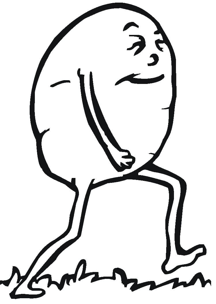 Disegno da colorare: Patata (Cibo e Nutrizione) #207427 - Pagine da Colorare Stampabili Gratuite