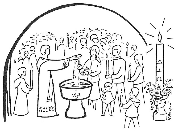 Disegno da colorare: Battesimo (Feste e Celebrazioni) #57577 - Pagine da Colorare Stampabili Gratuite