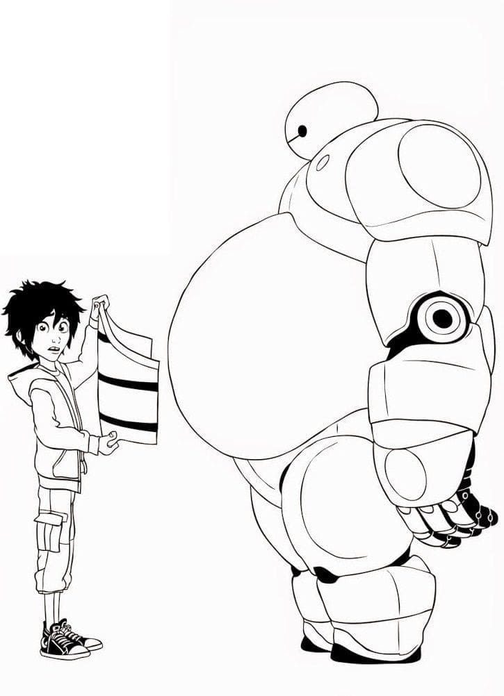 Disegno da colorare: Big Hero 6 (Film di Animazione) #206697 - Pagine da Colorare Stampabili Gratuite