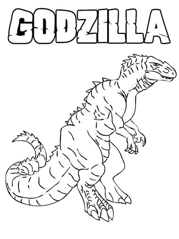 Disegno da colorare: Godzilla (Film e Serie TV) #173106 - Pagine da Colorare Stampabili Gratuite