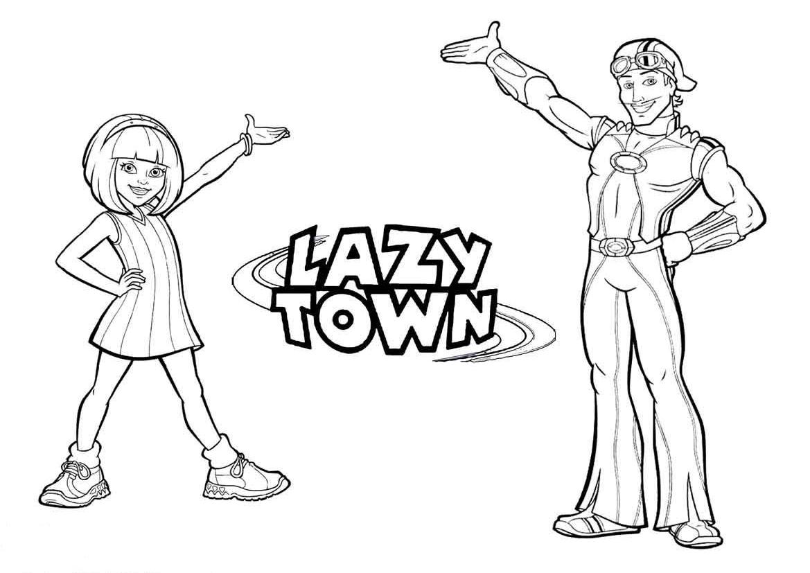 Disegno da colorare: Lazytown (Film e Serie TV) #150805 - Pagine da Colorare Stampabili Gratuite