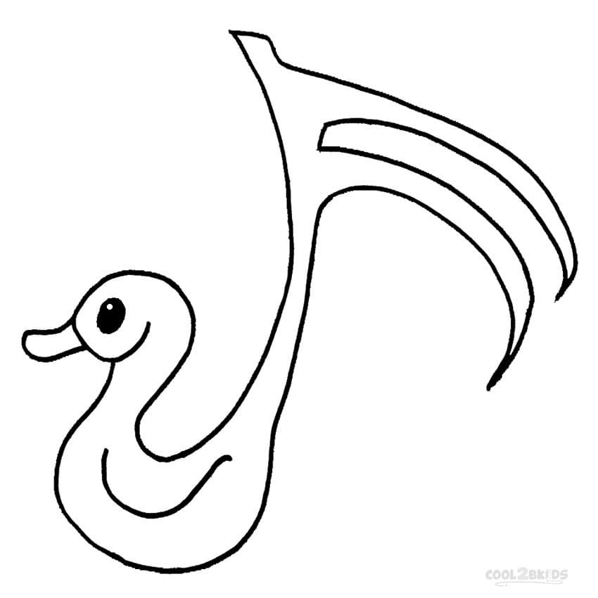 Disegno da colorare: Note Musicali (Musica) #176878 - Pagine da Colorare Stampabili Gratuite