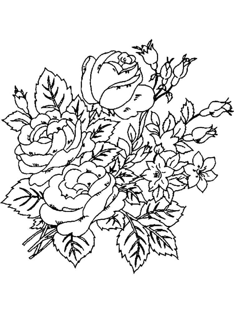 Disegno da colorare: Peonia (Natura e Stagioni) #176424 - Pagine da Colorare Stampabili Gratuite