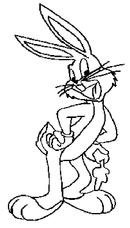 Disegno da colorare: Bugs Bunny (Personaggi dei Cartoni Animati) #26368 - Pagine da Colorare Stampabili Gratuite