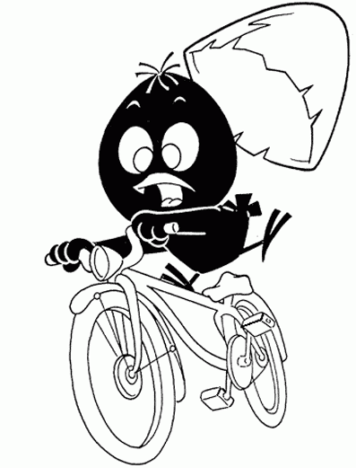 Disegno da colorare: Calimero (Personaggi dei Cartoni Animati) #35889 - Pagine da Colorare Stampabili Gratuite