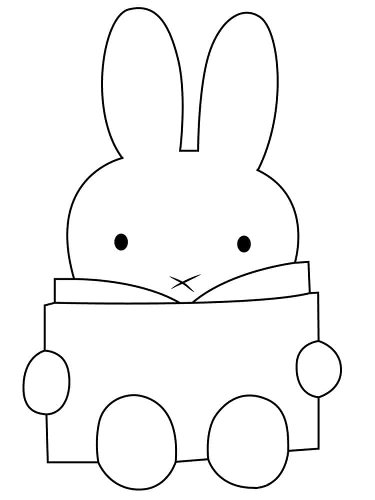 Disegno da colorare: Miffy (Personaggi dei Cartoni Animati) #202769 - Pagine da Colorare Stampabili Gratuite