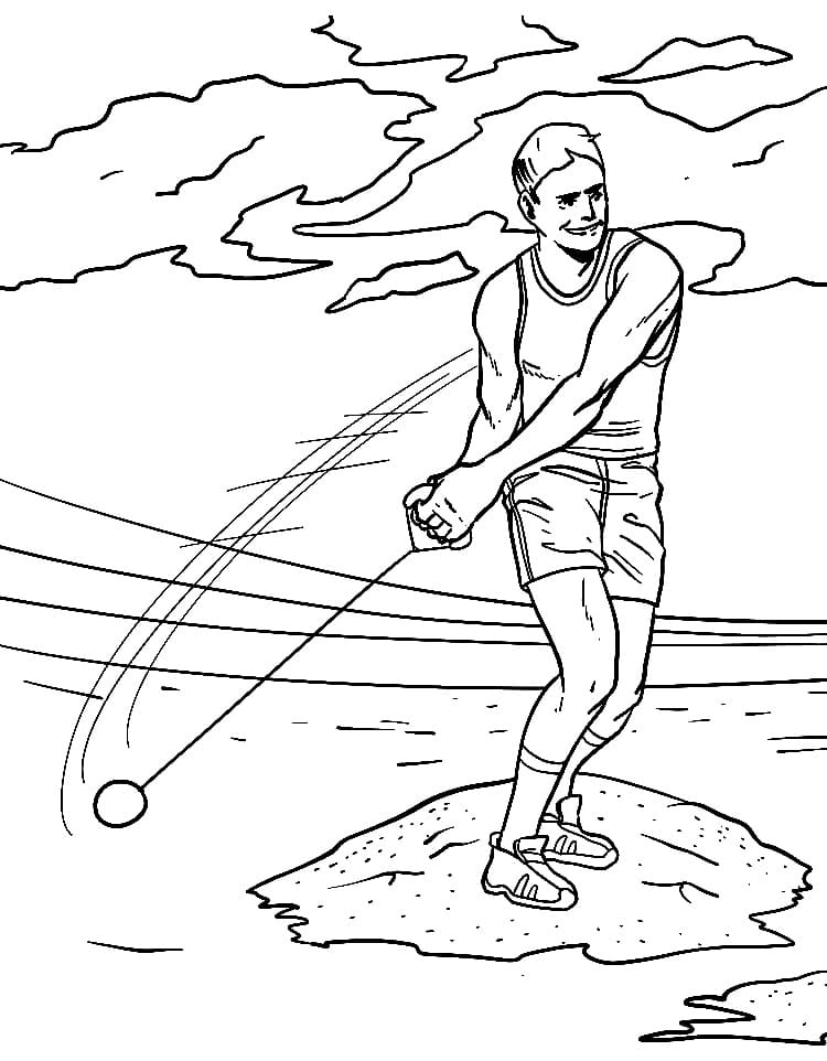 Disegno da colorare: Atletica (Sport) #193835 - Pagine da Colorare Stampabili Gratuite