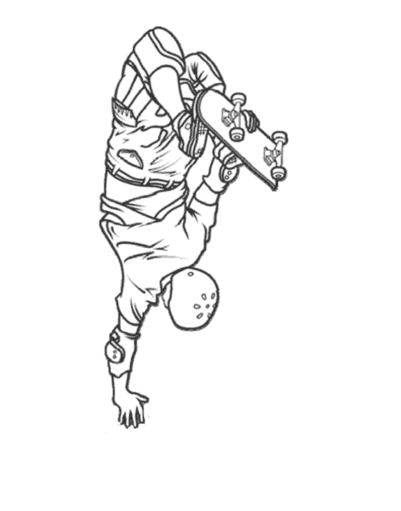 Disegno da colorare: Skateboard (Sport) #139295 - Pagine da Colorare Stampabili Gratuite