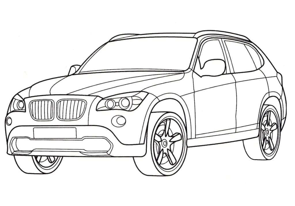 Disegno da colorare: BMW (Trasporti) #204428 - Pagine da Colorare Stampabili Gratuite