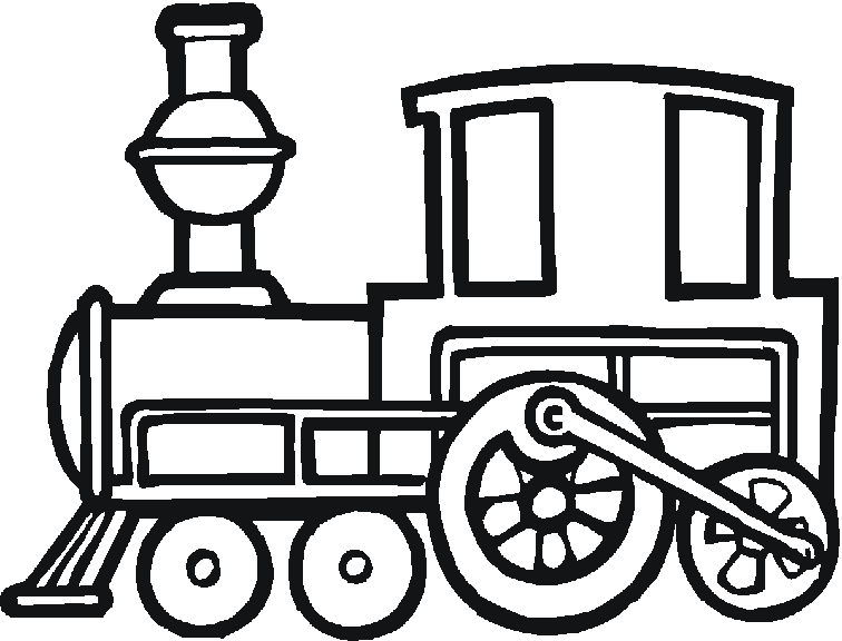 Disegno da colorare: Treno / Locomotiva (Trasporti) #135042 - Pagine da Colorare Stampabili Gratuite