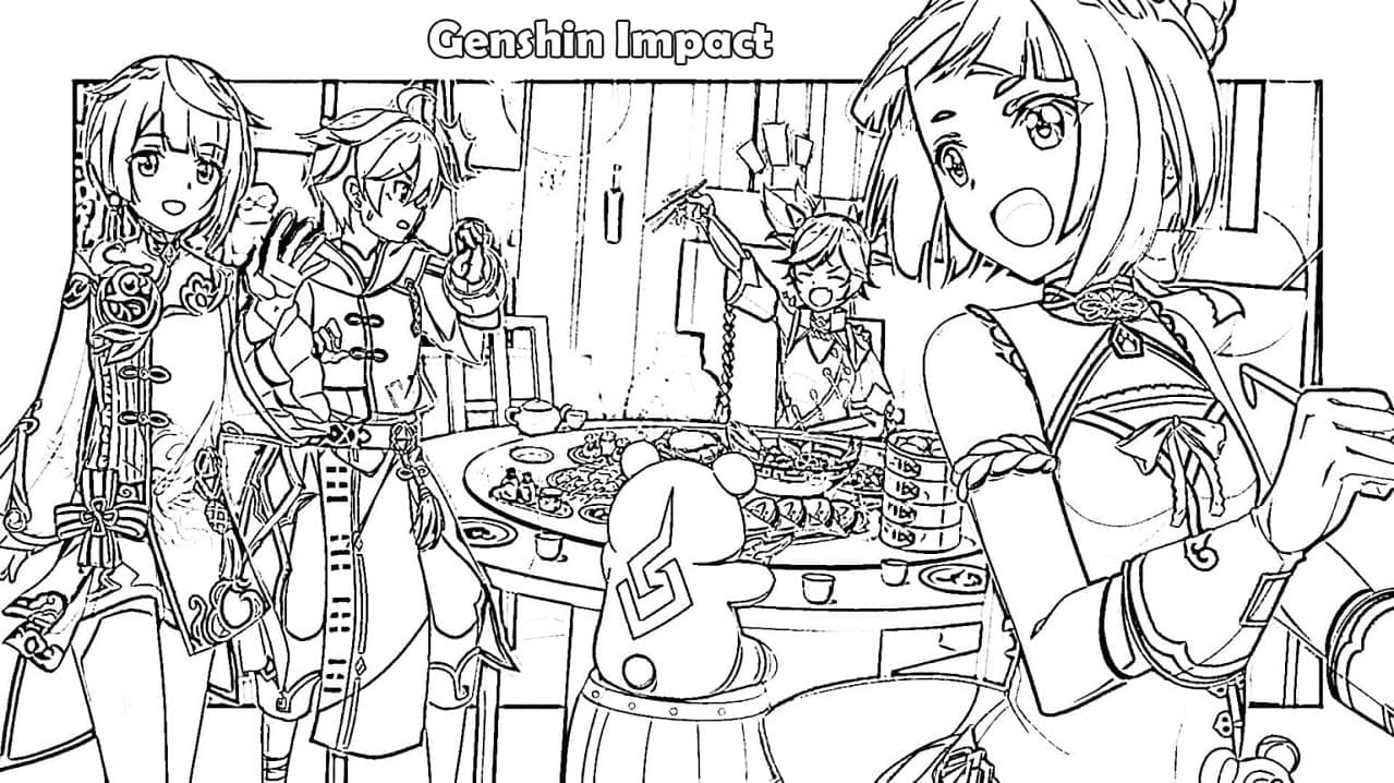 Disegno gratuito Genshin Impact #211667 dalla collezione Videogiochi da stampare