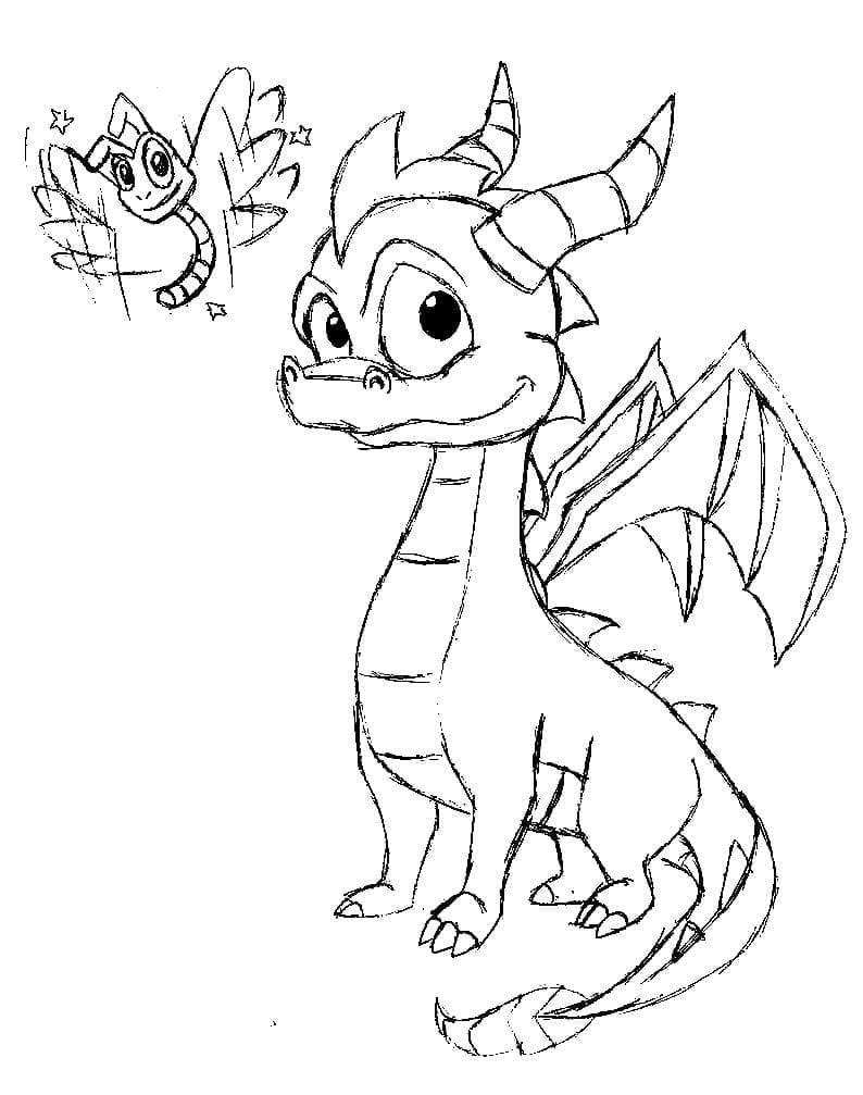 Disegno da colorare: Spyro (Videogiochi) #205148 - Pagine da Colorare Stampabili Gratuite