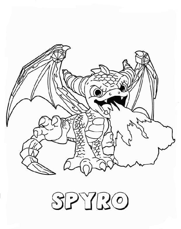 Disegno da colorare: Spyro (Videogiochi) #205151 - Pagine da Colorare Stampabili Gratuite