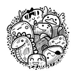 Disegno da colorare: Arte Doodle (Altri) #190876 - Pagine da Colorare Stampabili Gratuite