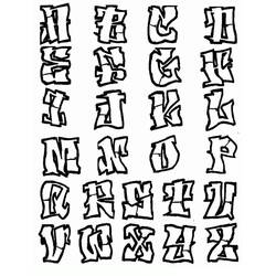 Disegno da colorare: Graffiti (Altri) #192200 - Pagine da Colorare Stampabili Gratuite