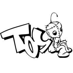 Disegno da colorare: Graffiti (Altri) #192208 - Pagine da Colorare Stampabili Gratuite