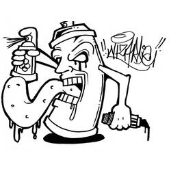 Disegno da colorare: Graffiti (Altri) #192227 - Pagine da Colorare Stampabili Gratuite