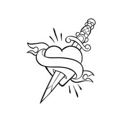 Disegno da colorare: Tatuaggio (Altri) #120949 - Pagine da Colorare Stampabili Gratuite