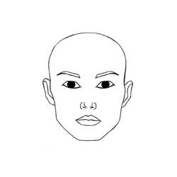 Disegno da colorare: Viso (Altri) #212013 - Pagine da Colorare Stampabili Gratuite