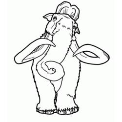 Disegno da colorare: Mammut (Animali Preistorici) #19181 - Pagine da Colorare Stampabili Gratuite