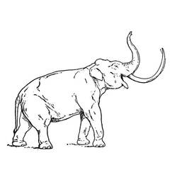 Disegno da colorare: Mammut (Animali Preistorici) #212549 - Pagine da Colorare Stampabili Gratuite