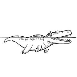 Disegno da colorare: Mosasauro (Animali Preistorici) #218378 - Pagine da Colorare Stampabili Gratuite