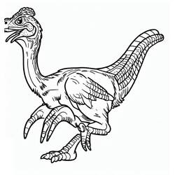 Disegno da colorare: Oviraptor (Animali Preistorici) #186493 - Pagine da Colorare Stampabili Gratuite