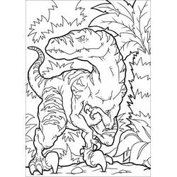 Disegni da colorare: Velociraptor - Pagine da Colorare Stampabili Gratuite