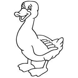 Disegni da colorare: Anatra - Pagine da Colorare Stampabili Gratuite