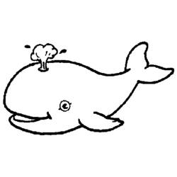 Disegno da colorare: Balena (Animali) #875 - Pagine da Colorare Stampabili Gratuite