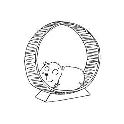 Disegno da colorare: Criceto (Animali) #8100 - Pagine da Colorare Stampabili Gratuite