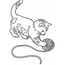 Disegno da colorare: Gatto (Animali) #1768 - Pagine da Colorare Stampabili Gratuite