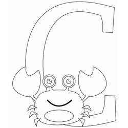 Disegno da colorare: Granchio (Animali) #4764 - Pagine da Colorare Stampabili Gratuite