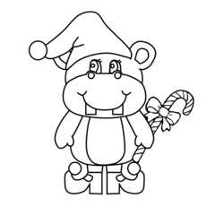 Disegno da colorare: Ippopotamo (Animali) #8796 - Pagine da Colorare Stampabili Gratuite