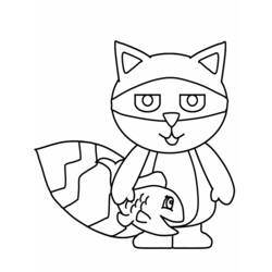 Disegno da colorare: Procione (Animali) #20004 - Pagine da Colorare Stampabili Gratuite