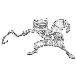 Disegno da colorare: Procione (Animali) #20081 - Pagine da Colorare Stampabili Gratuite