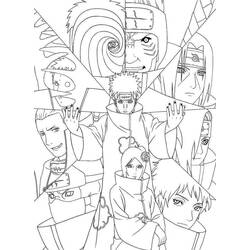 Disegno da colorare: Akatsuki (Anime e Manga) #212859 - Pagine da Colorare Stampabili Gratuite