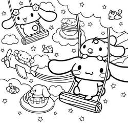 Disegni da colorare: Cinnamoroll - Pagine da Colorare Stampabili Gratuite