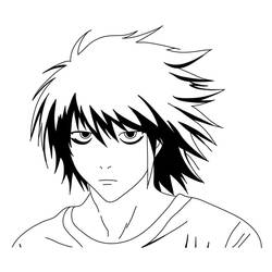 Disegno da colorare: Death Note (Anime e Manga) #183137 - Pagine da Colorare Stampabili Gratuite