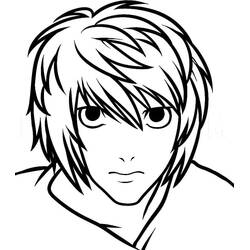 Disegno da colorare: Death Note (Anime e Manga) #183138 - Pagine da Colorare Stampabili Gratuite