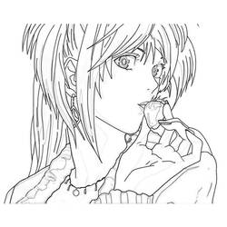 Disegno da colorare: Death Note (Anime e Manga) #183142 - Pagine da Colorare Stampabili Gratuite