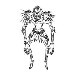 Disegno da colorare: Death Note (Anime e Manga) #183146 - Pagine da Colorare Stampabili Gratuite