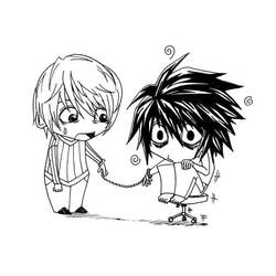 Disegno da colorare: Death Note (Anime e Manga) #183154 - Pagine da Colorare Stampabili Gratuite